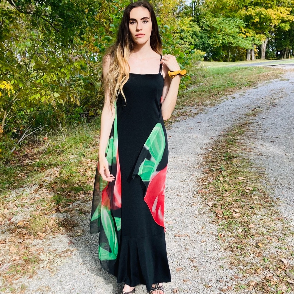Vintage Joy Stevens Rose Dress - Picture 4 of 9